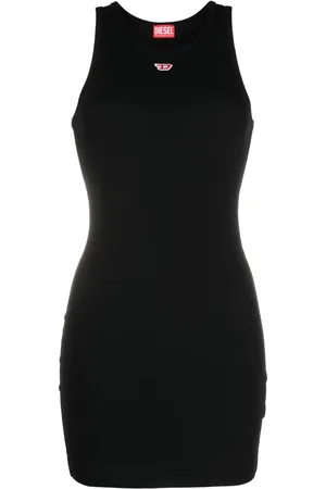 Diesel Geripptes Maxikleid