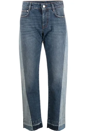 Stella McCartney Gerade Jeans in Colour-Block-Optik