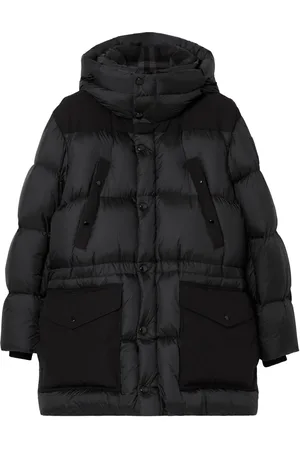 Burberry Gefütterte Jacke mit Logo-Gravur