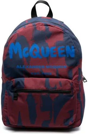 Alexander McQueen Rucksack mit Graffiti-Print