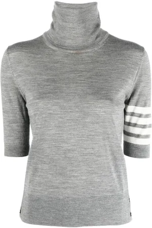 Thom Browne Kurzärmeliger Rollkragenpullover
