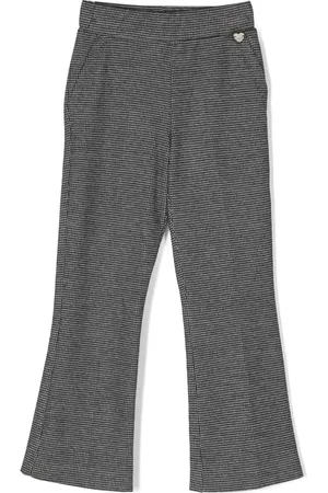 MONNALISA Ausgestellte Hose mit Hahnentrittmuster