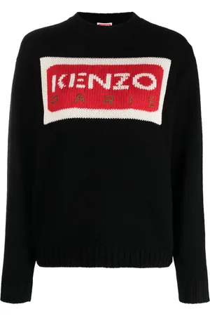 Kenzo Pullover mit Intarsien-Logo