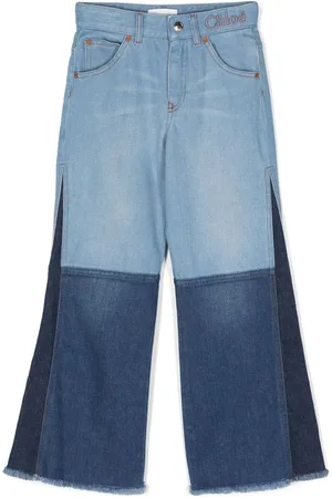 Chloé Jeans im Patchwork-Look