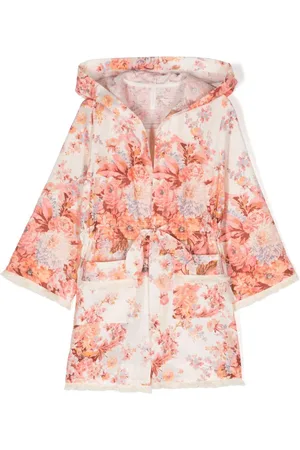 ZIMMERMANN Bademantel mit Blumen-Print