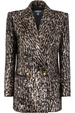 Balmain Doppelreihiger Mantel