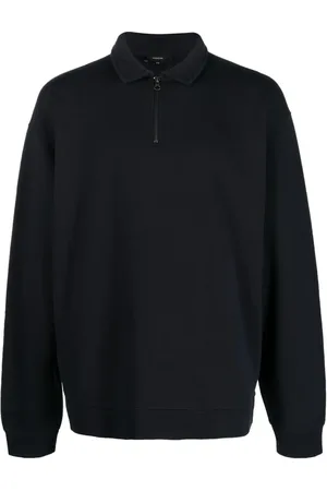 Vince Sweatshirt mit Reißverschlussdetail
