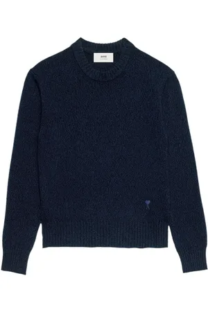 Ami Kaschmirpullover mit Logo-Stickerei