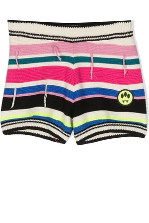 BARROW Gestrickte Shorts mit Streifen