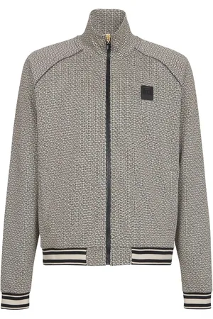 Balmain Jacke mit Monogramm-Print