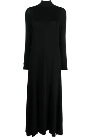 Khaite Midikleid mit Stehkragen