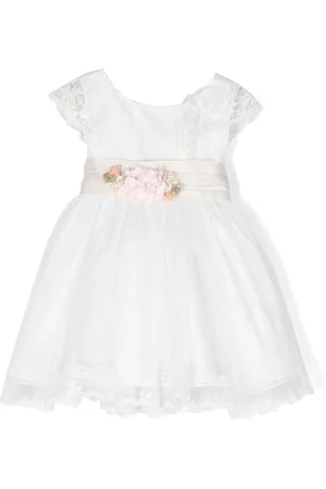 Amaya Spitzenkleid mit Blumenapplikation