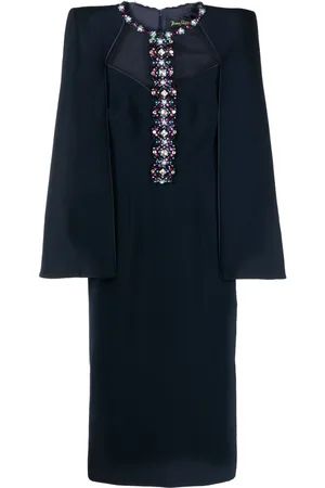 Jenny Packham Midikleid mit Kristallen