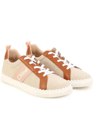 Chloé Canvas-Sneakers mit Logo-Print
