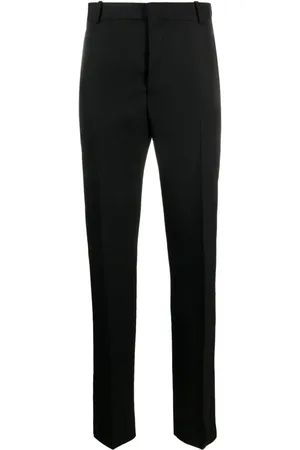Alexander McQueen Klassische Hose mit Satinbesatz