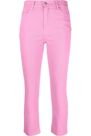 Ami Hoch geschnittene Cropped-Jeans