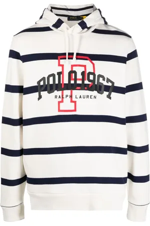 Ralph Lauren Gestreifter Hoodie mit Logo-Print
