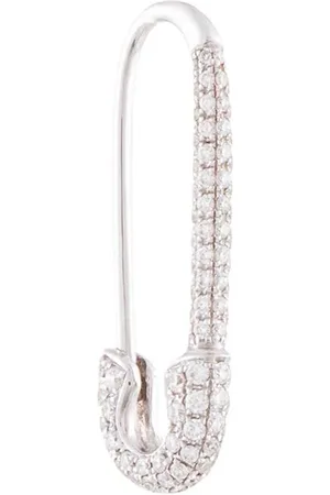 Anita Safety Pin Diamond Ohrring