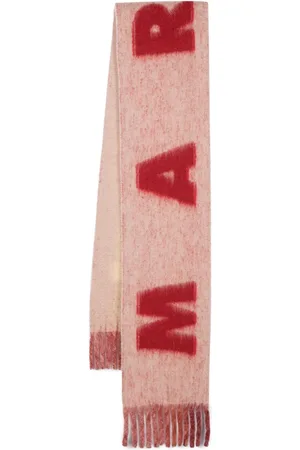 Marni Intarsien-Schal mit Logo