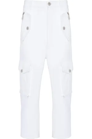 Balmain Cropped-Hose im Cargo-Style