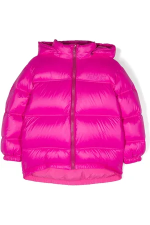 VERSACE Gefütterte Jacke mit Logo-Stickerei
