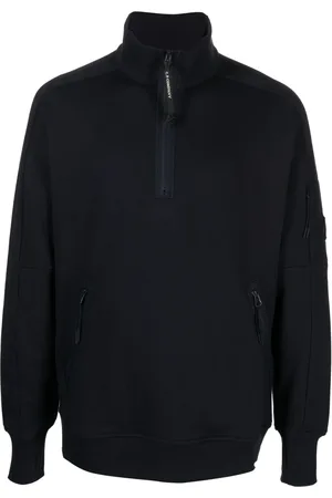 C.P. Company Pullover mit Linsen-Detail