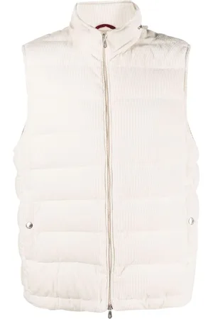 Brunello Cucinelli Daunenweste aus Cord