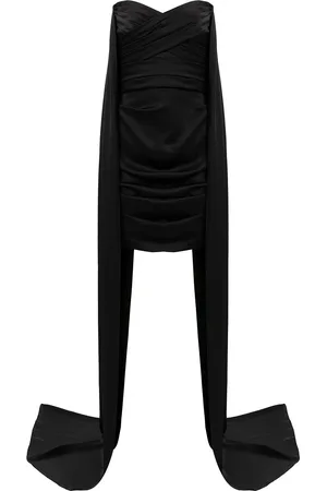 ALEX PERRY Drapiertes Bandeau-Kleid