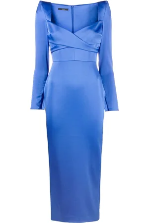 ALEX PERRY Midikleid aus Satin