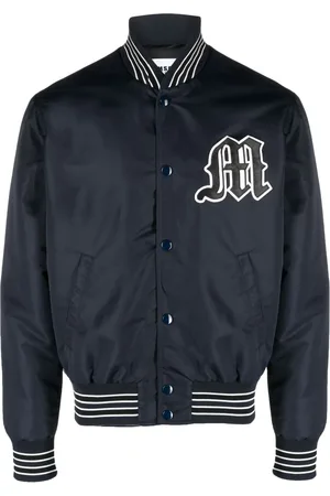 Msgm Bomberjacke mit Logo-Patch