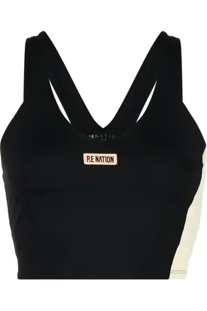 P.E Nation Sport-BH mit Logo-Patch