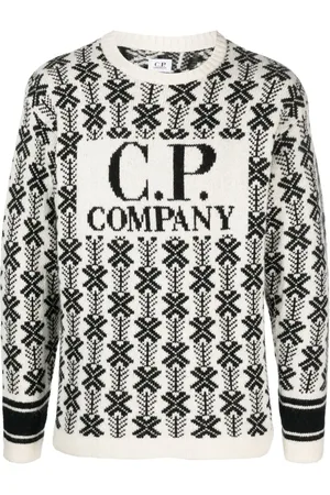 C.P. Company Pullover mit Intarsien-Logo