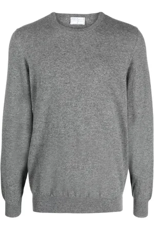 FEDELI Kaschmirpullover mit rundem Ausschnitt