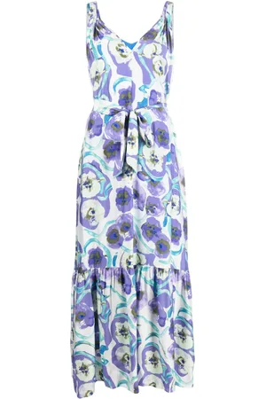 Diane von Furstenberg Midikleid mit Blumen-Print