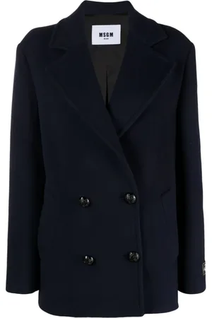 Msgm Doppelreihiger Blazer mit Logo-Patch