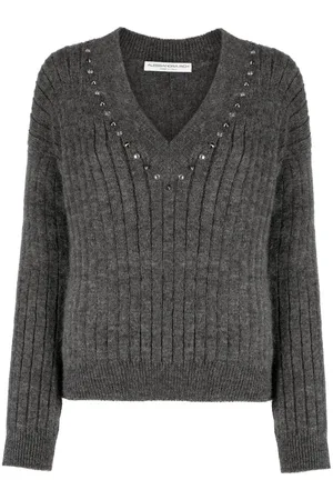 Alessandra Rich Pullover mit Nieten