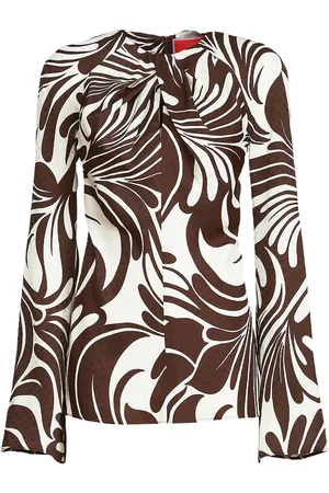 La DoubleJ Bluse mit abstraktem Print