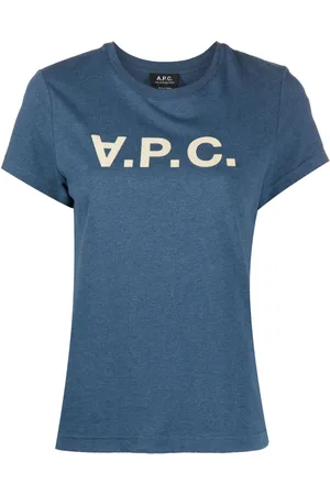 A.P.C. T-Shirt mit geflocktem Logo