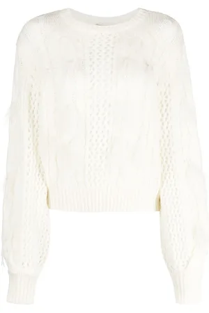 Twin-Set Pullover mit Zopfmuster