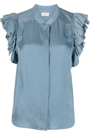 Zadig & Voltaire Bluse mit gerüschten Ärmeln