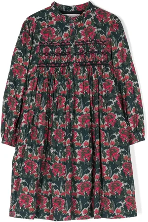BONPOINT Kleid mit Blumen-Print