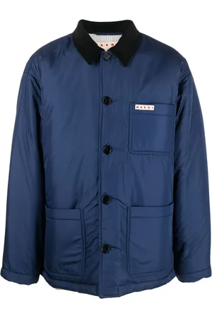 Marni Leichte Jacke mit Logo-Patch