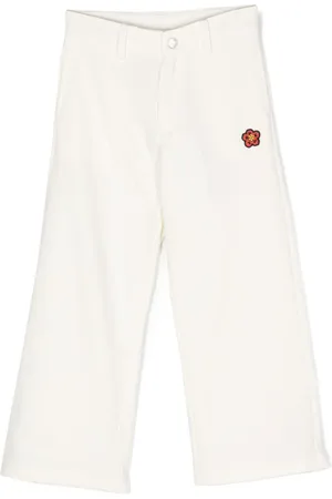 Kenzo Straight-Leg-Hose mit Logo-Patch