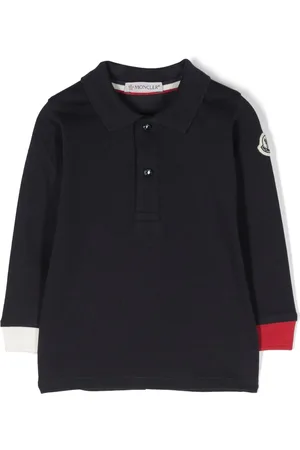 Moncler Poloshirt mit Logo-Patch