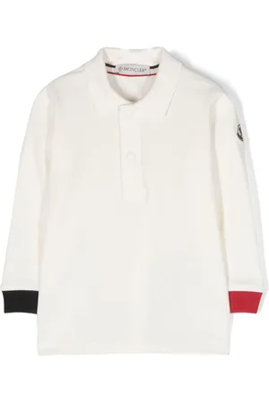 Moncler Poloshirt mit Logo-Patch