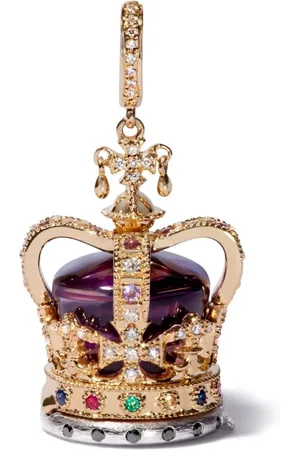 ANNOUSHKA 18kt Gelbgoldanhänger mit einem Diamanten