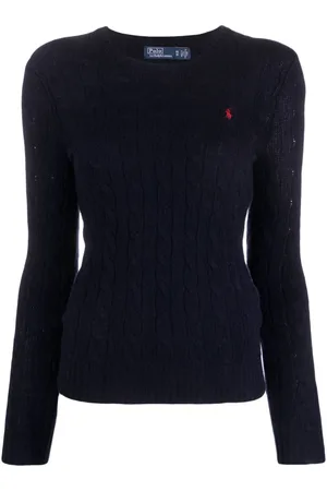 Ralph Lauren Kaschmirschal mit Logo-Stickerei