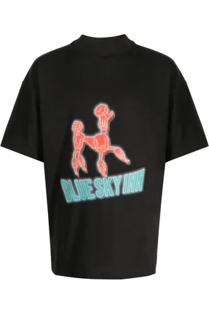 BLUE SKY INN T-Shirt mit Logo-Print