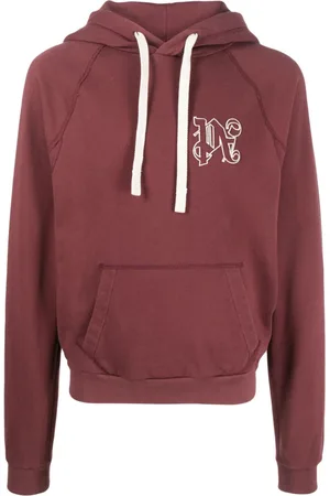 Palm Angels Hoodie mit Monogramm-Stickerei