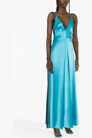 TALBOT RUNHOF Neckholder-Abendkleid aus Satin